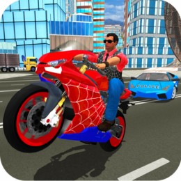 Hero Stunt Spider Bike Simulator 3D