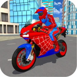 Hero Stunt Spider Bike Simulator 3D 2