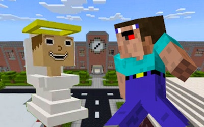 Noob Goes To Skibidi Toilet School
