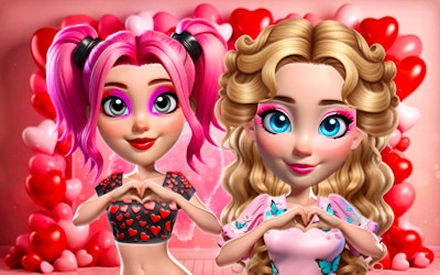 Vibrant Hearts Glamour vs Punk