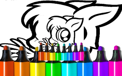Cool Anime Animals Coloring